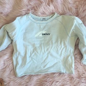 dkny vintage crop sweater